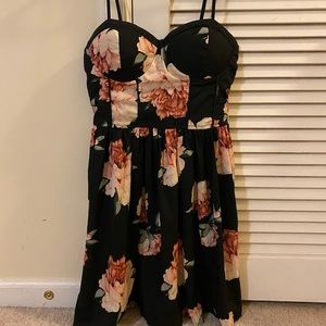 Black Floral Dress